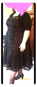 Sleeveless Black Cocktail Dress